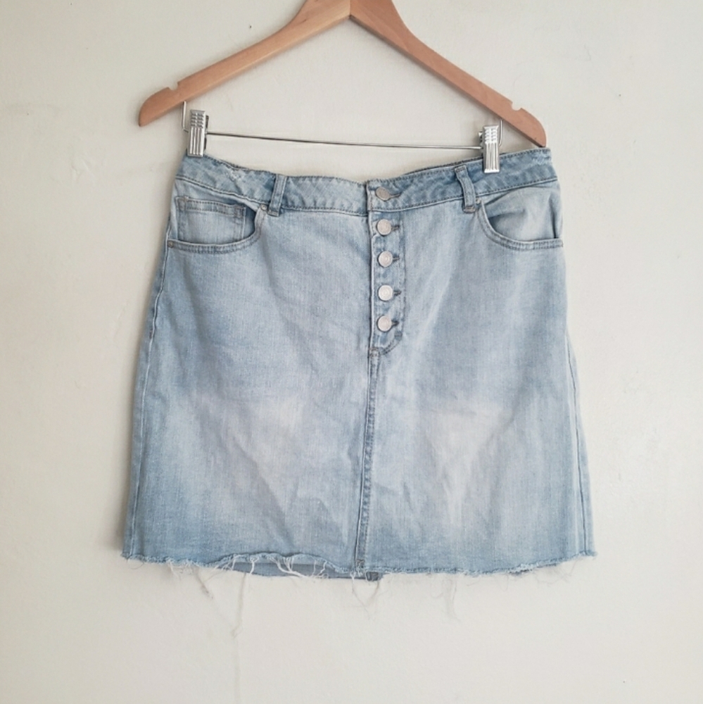 Refuge Denim High Rise Skirt Size 12